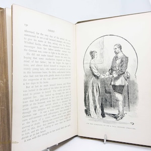 Saxby Antique Illustrated book story book picture book and novel 1800s vintage reads