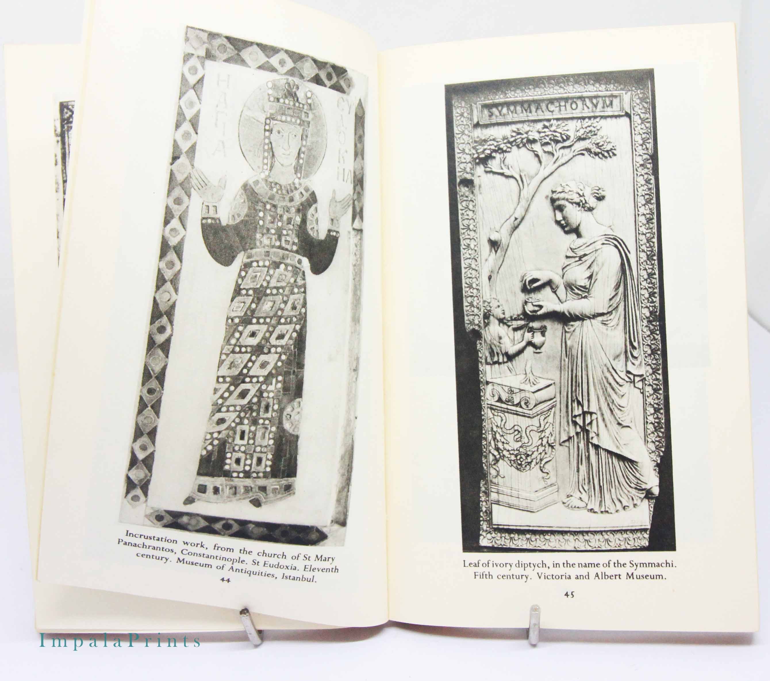 Byzantine Art History Book Painting Sculpture Book Vintage