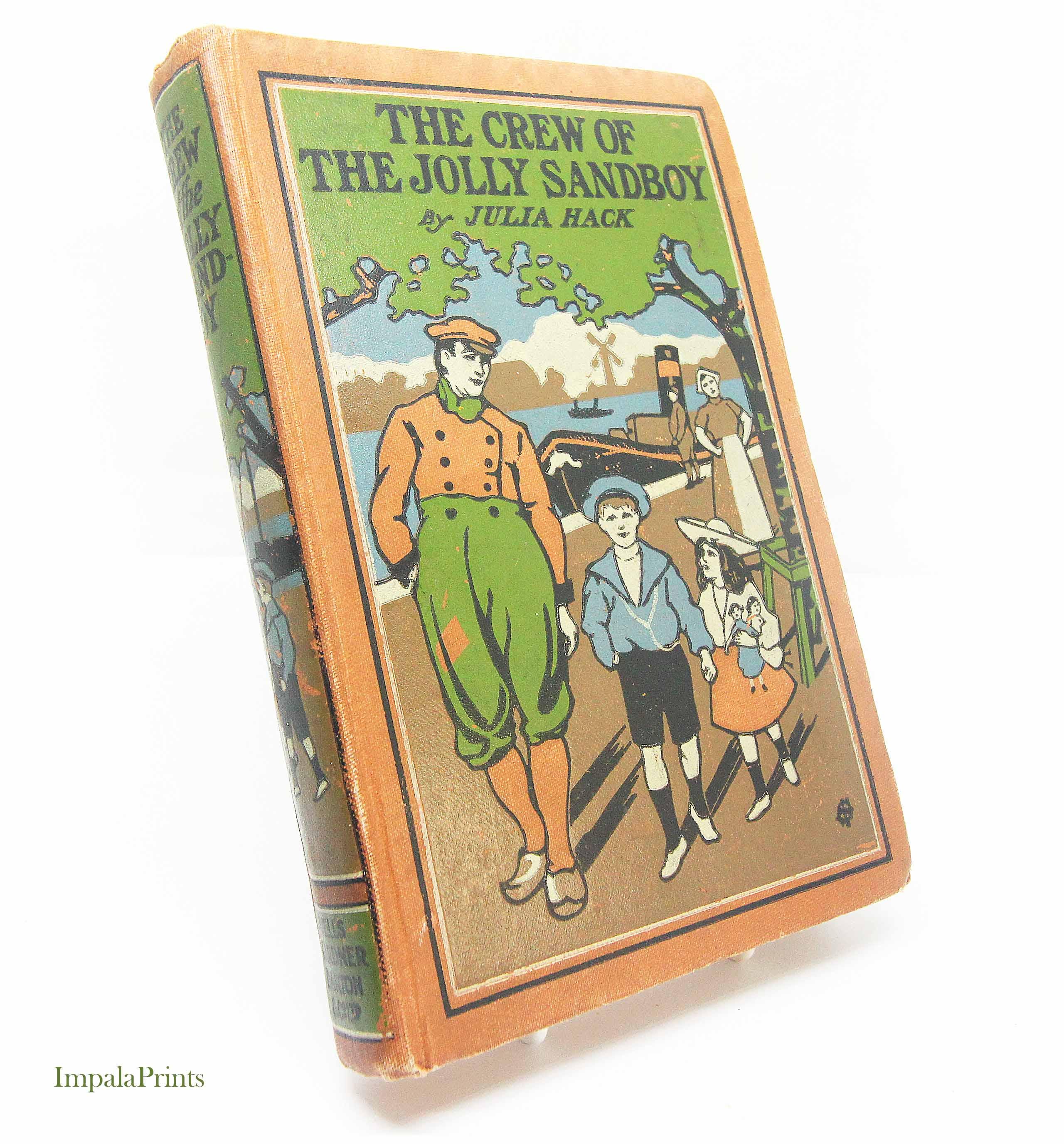 Crew of the Jolly Sandboy 1900 Illustrated Adventure Story Book