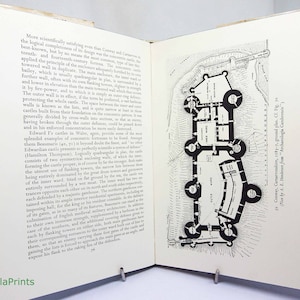 English Medieval Castles 1950s History guide to historic building Travel book History book