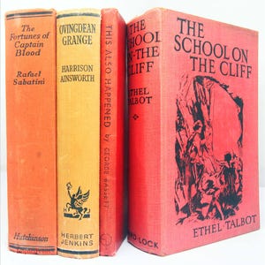 Antique and vintage Adopt a Book, old books Loved hardback books Vintage Book for book lovers image 8