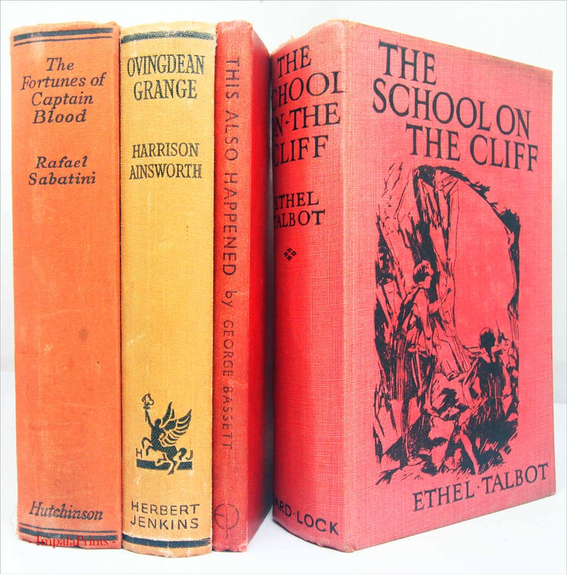 Antique and vintage Adopt a Book, old books Loved hardback books Vintage Book for book lovers image 8