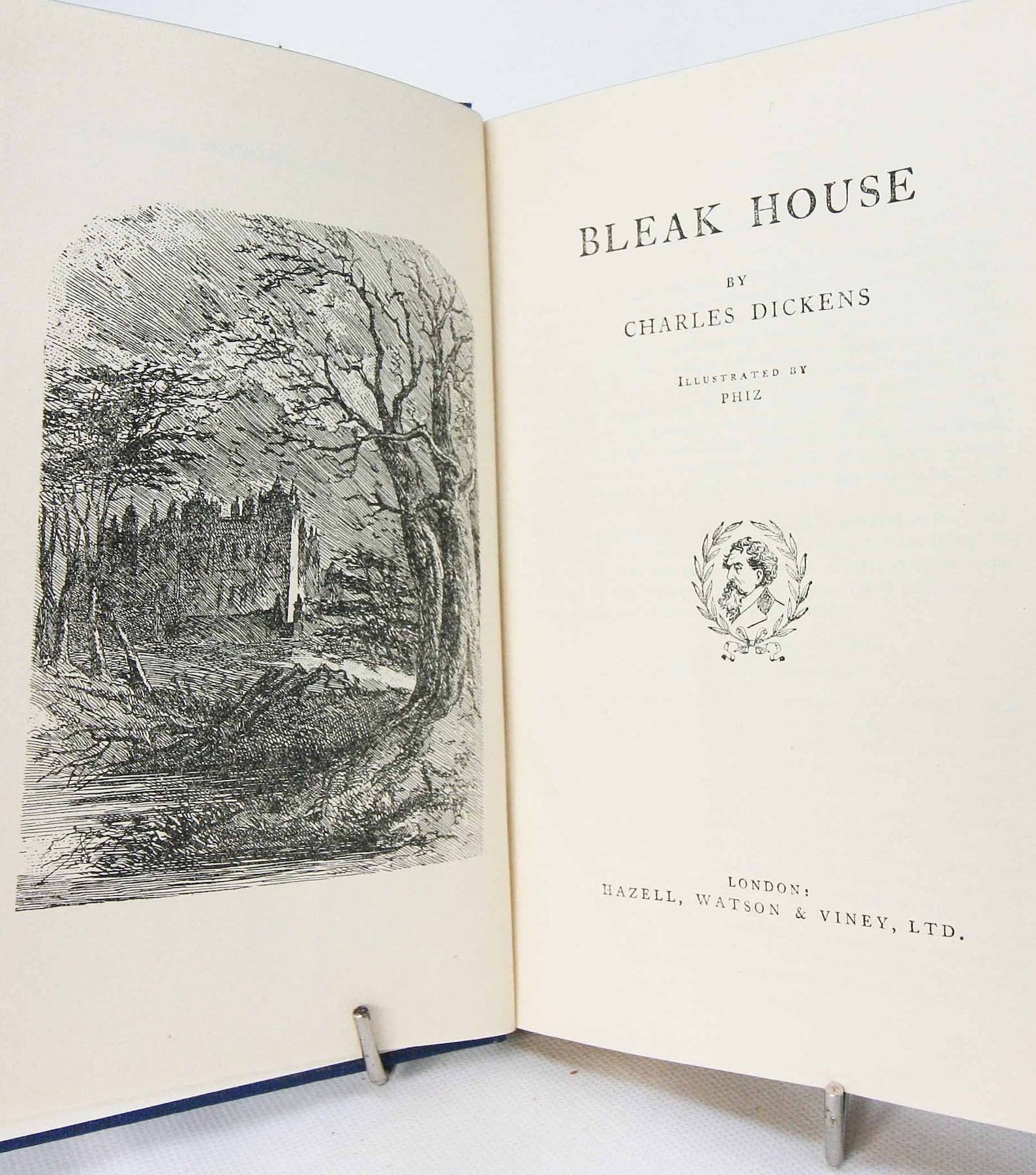 Dickens Bleak House Hardback Picture Book 1930s Antique - Etsy UK