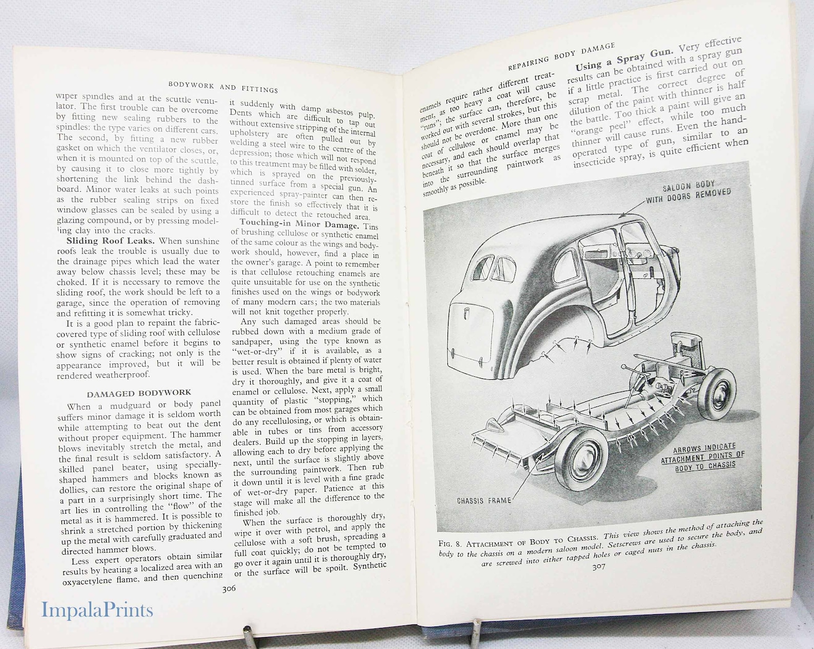 Motor Car Manual 1956 Automotive Driving Gift Vintage Handbook Etsy