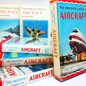 Vintage Aircraft guides Aviation books gifts book spotter book Military aircraft illustrated and Aircraft guide aircraft vintage