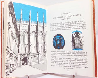 Architecture illustrated Vintage Buildings Vintage old book Handbook textbook Architect old book construction
