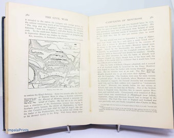 Britisches Geschichtsbuch 1912 Blau gebundenes Schullehrbuch Historisches antikes Buch