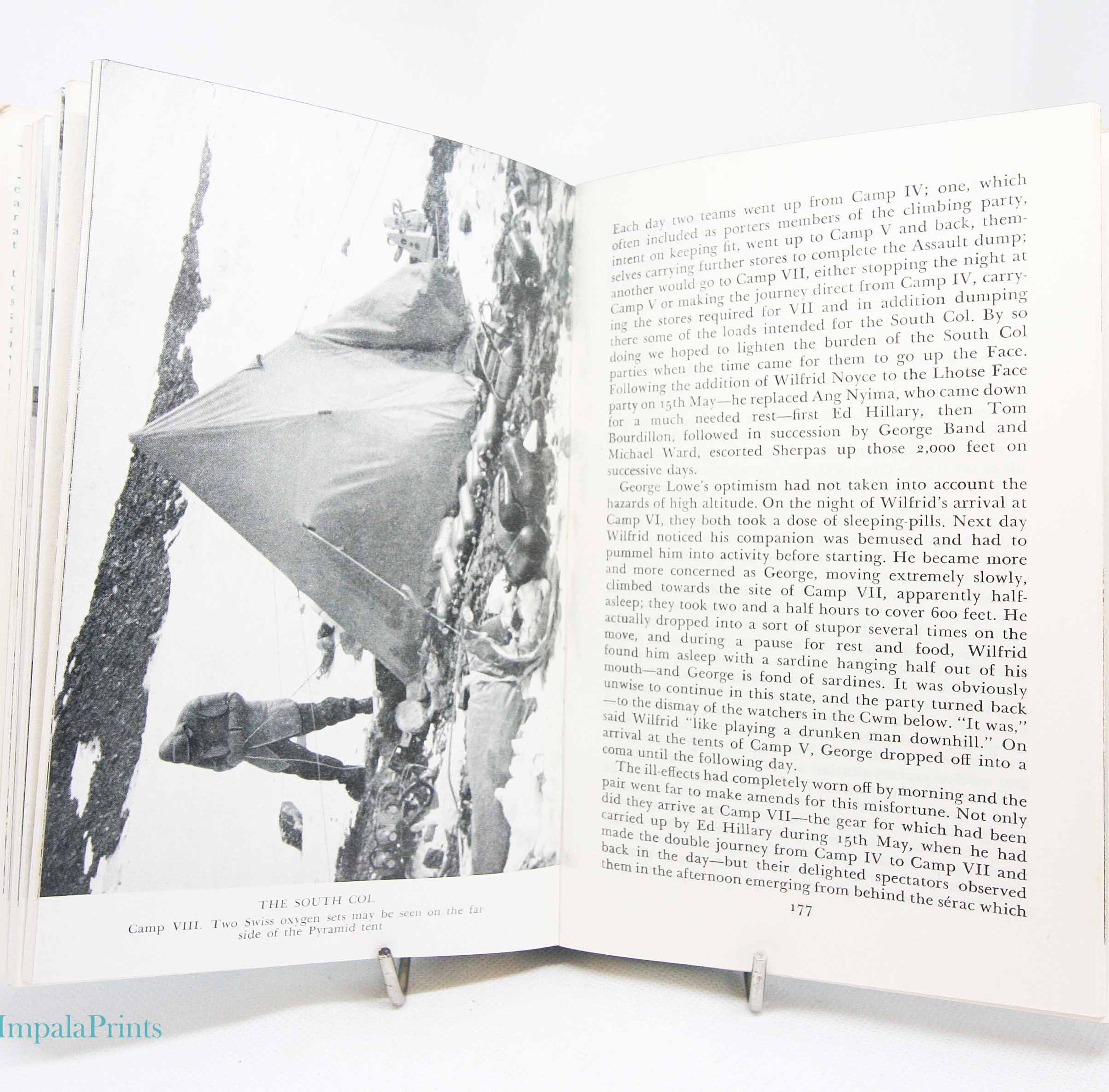 エベレスト登頂：1954年ハードカバー冒険本 - Etsy 日本