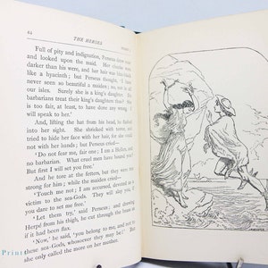 The Heroes, Or the Greek Fairy Tales Charles Kingsley Stories Vintage book Historical myth lydgends 1896 fiction Vintage