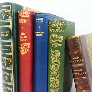 Adopt an Antique Book 1890s - 1930s Attractive Display books & Good reads Loved hardback books Vintage Book for book lovers