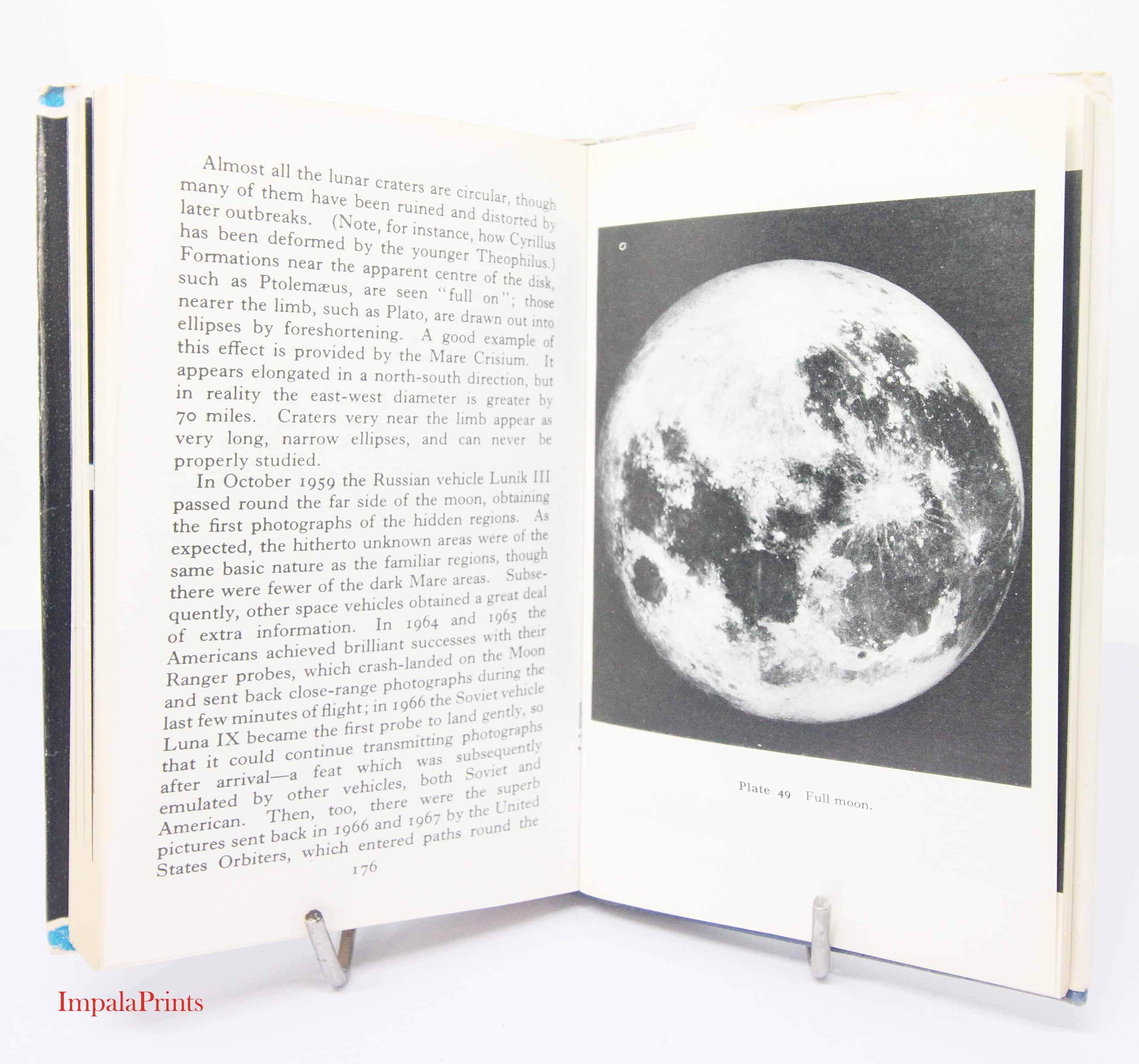 Astronomy Book Vintage book Sir Patrick Moore Science Book Nights Sky constellations Star Guide illustrated book
