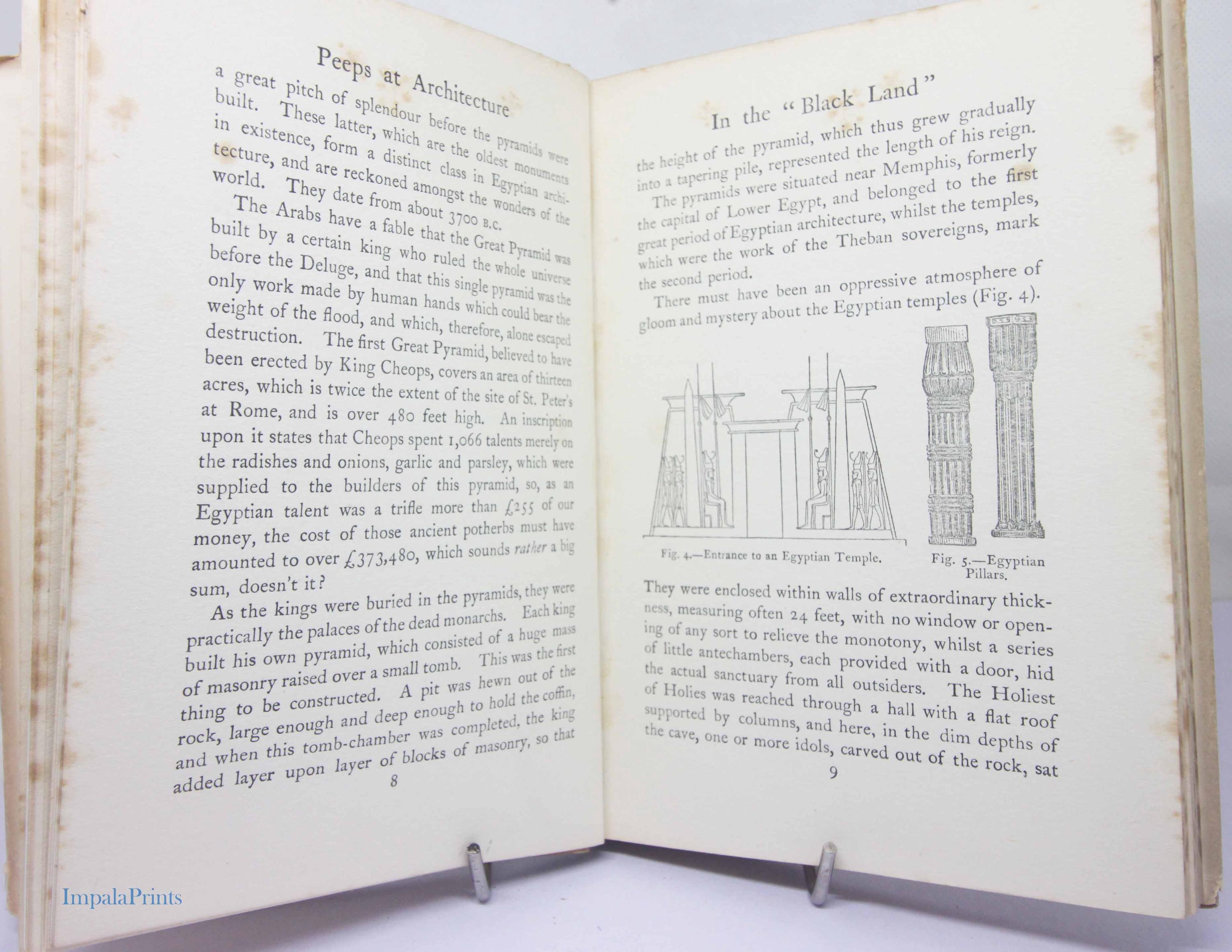 Antique Architecture Guide 1913 Illustrated Vintage Buildings