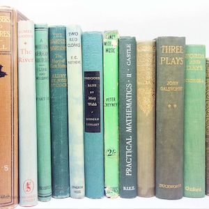 Antique and vintage Adopt a Book, old books Loved hardback books Vintage Book for book lovers image 9