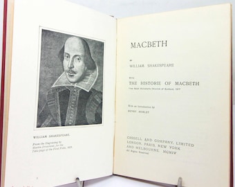 Macbeth by William Shakespeare Vintage pocket book English Literature Classic books Gift