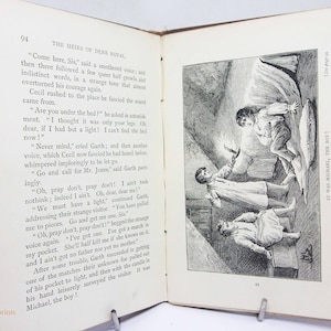 Antique Childrens book collectable 1890 Antique Hardback Story book historic kids book rare