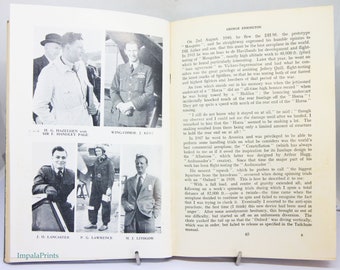 British Test Pilots 1950 Aviation book Pilot RAF Aircraft Vintage book Hardback flight Military