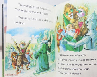 Wizard Of Oz Ladybird Book Children's uk collectable Vintage factual non fiction Illustrated childrens gift