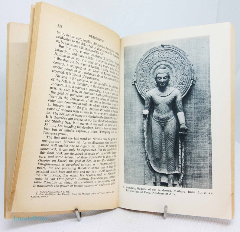 Buddismo Libro Vintage Serie Religione Pelican Libro vintage meditazione brossura Buddismo immagine 3