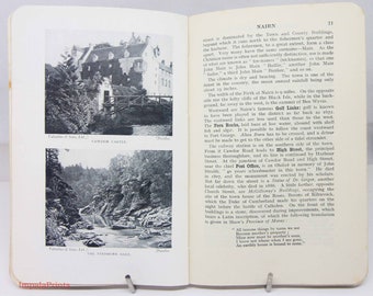 Noord-Schotland Reisboek nverness John o Groats Illustrated Vintage jaren 1950 stad natuur Engeland Reisgids boek kaarten