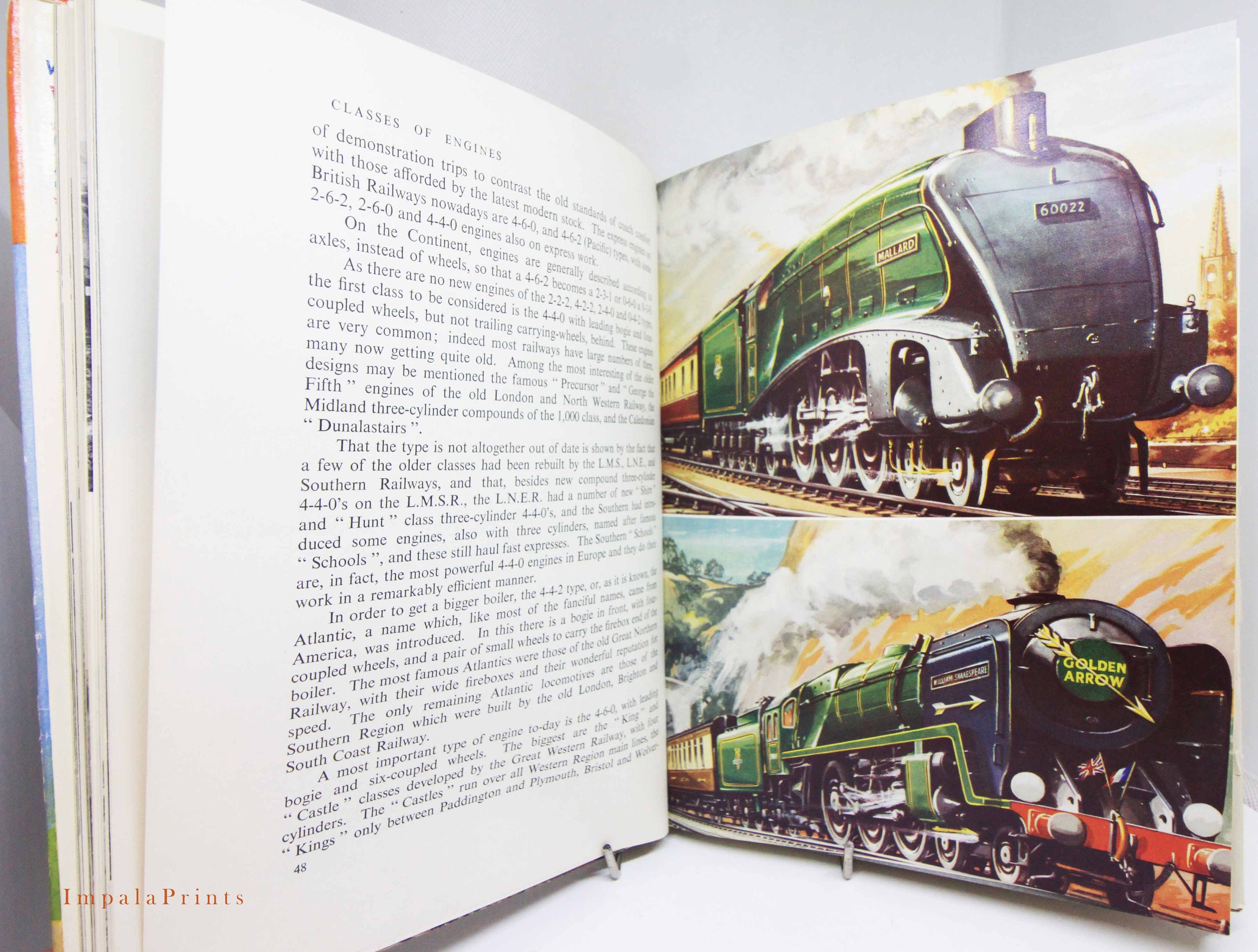 Book of Railways and Steam engines Engineering Childrens book