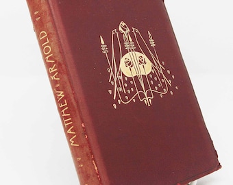 Antiek poëzieboek Matthew Arnold Poëtical Works Vintage boeken Hardcover 1911 poëzieboek cadeaus