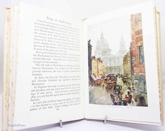 Antique Architecture Guide 1913 illustrated Vintage Buildings Vintage old book Handbook textbook Architect old book construction
