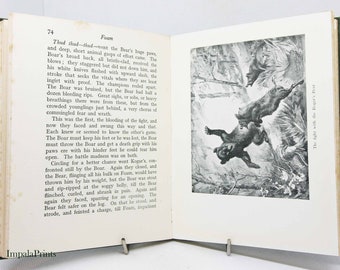 Childrens Book Foam Razorback 1925 Vintage old book Childrens Stories illustrated gift kids book childs