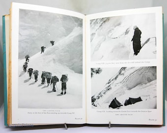 Ascent of Everest by John Hunt vintage Climbing colour plates Hardback back adventure climb gift travel adventure