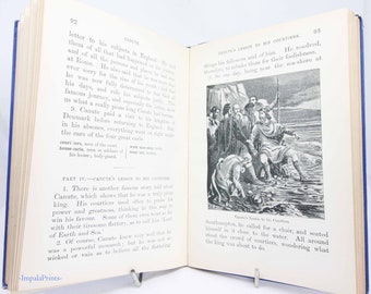 Historisches Lesebuch aus den 1910er Jahren: Britisches Geschichtsbuch für Kinder – seltenes altes Buch mit Geschichten