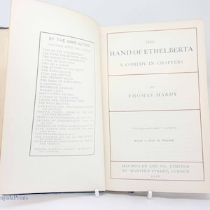 Thomas Hardy Hand of Ethelberta 1928 Vintage Antique Softback Vintage, gift, collectables