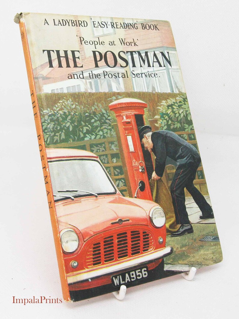 Vintage Ladybird Book Postman 1965 Childrens collectable Vintage factual Illustrated History Children image 1