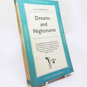 Psychologie Buch Dreams and Nightmares 1954 Psychiatrie Pelican Series Vintage Factal Buch Taschenbuch Medizin Wissenschaft Geschenk