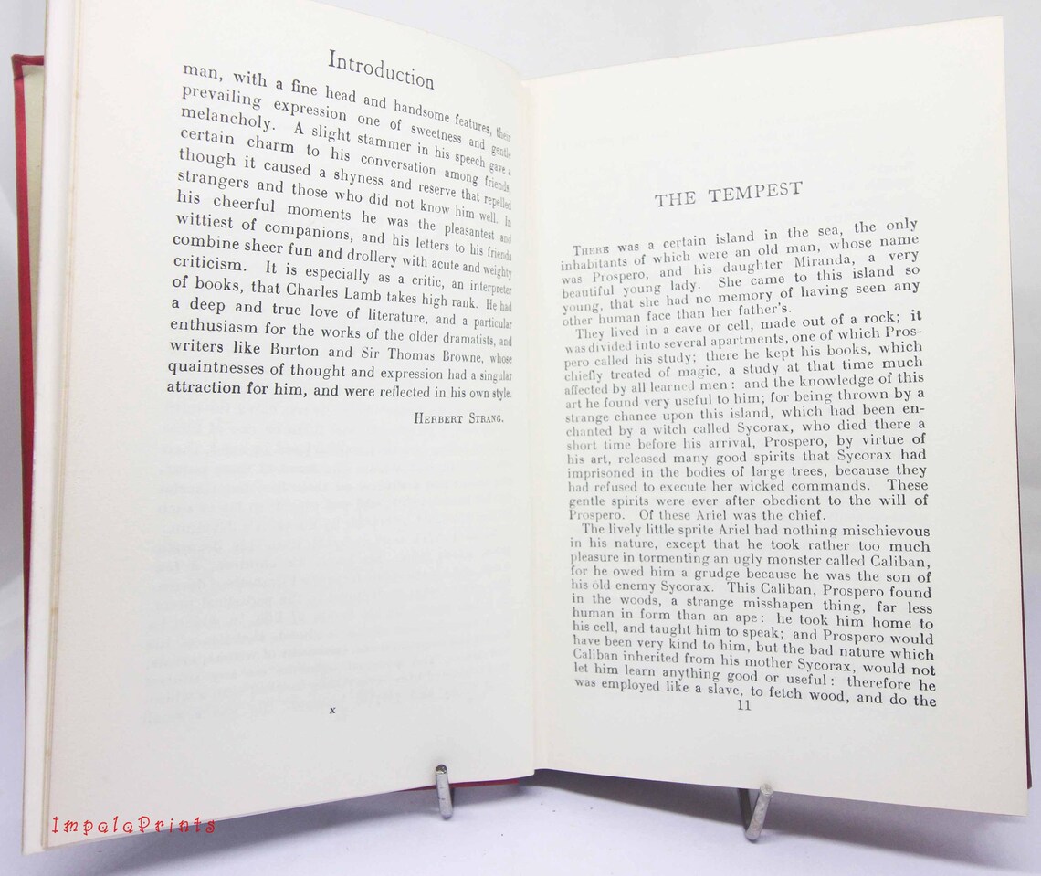 Shakespeare Book antique English book Literature Gift English tempest Romeo & Juliet and other plays, photo 3 of 5