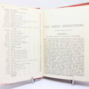 The Three Musketeers Vintage Antique Book Dumas Classic Hardback Old book great gift item