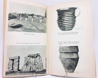 Prehistoric Britain Archeology 1958 History book , Archaeology illustrated Science geography textbook Celtic