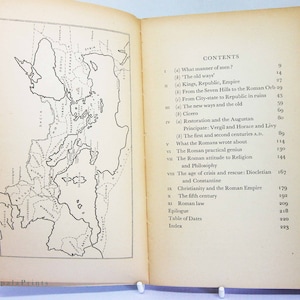 The Romans History book Vintage History Factual 1950s book paperback Historical Old books