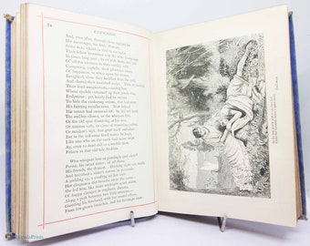 Keats Poetical Works 1892 Antique book Vintage hardback Poetry Book Vintage, gift, collectables,