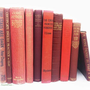 Adopt a Vintage Book – Classic Hardback Books (1800s–1950s), Beautiful Shelf Fillers & Display Book for reading Lovers