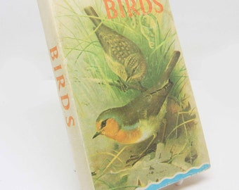 Birdwatching vintage Book illustrated bird book Nature Hardback Ornothology book gift stylish science