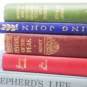 Adopt a book Vintage & Antique, Loved hardback books Vintage Book for book lovers Bookworms