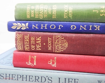 Adopt a book Vintage & Antique, Loved hardback books Vintage Book for book lovers Bookworms