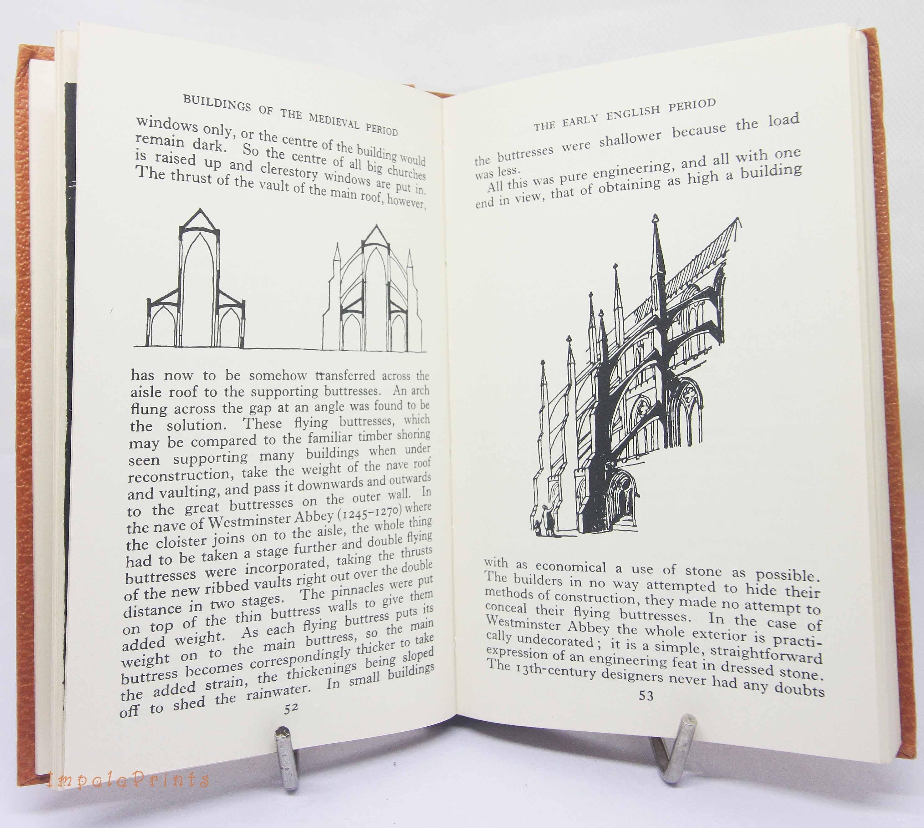Architecture Illustrated Vintage Buildings Vintage Old Book Handbook ...
