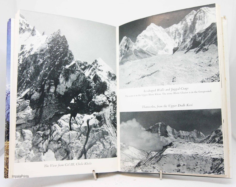 More than Mountains 1955 vintage Climbing colour plates Paperback back adventure climb gift travel adventure image 5