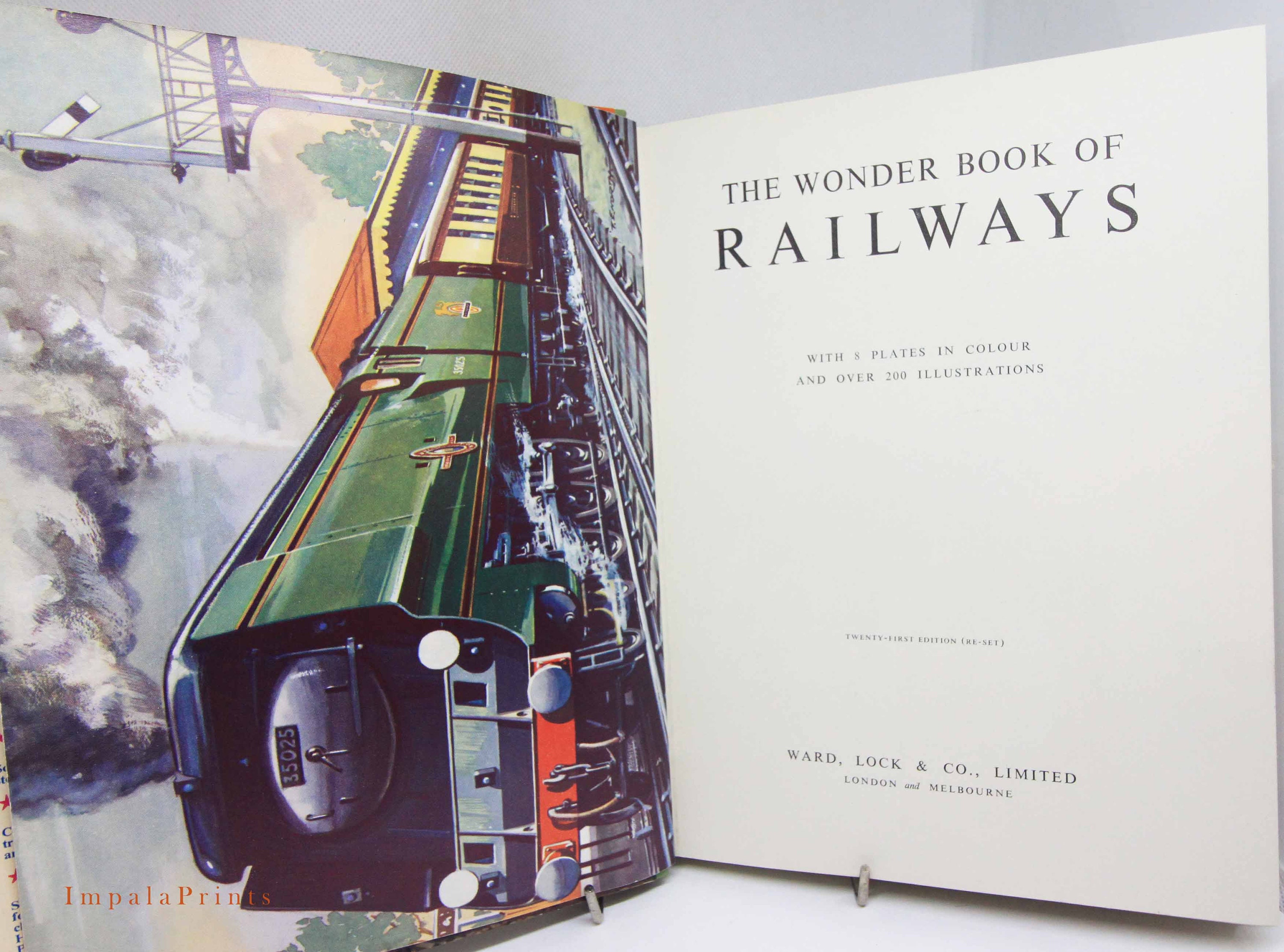Book of Railways and Steam engines Engineering Childrens book -   Portugal