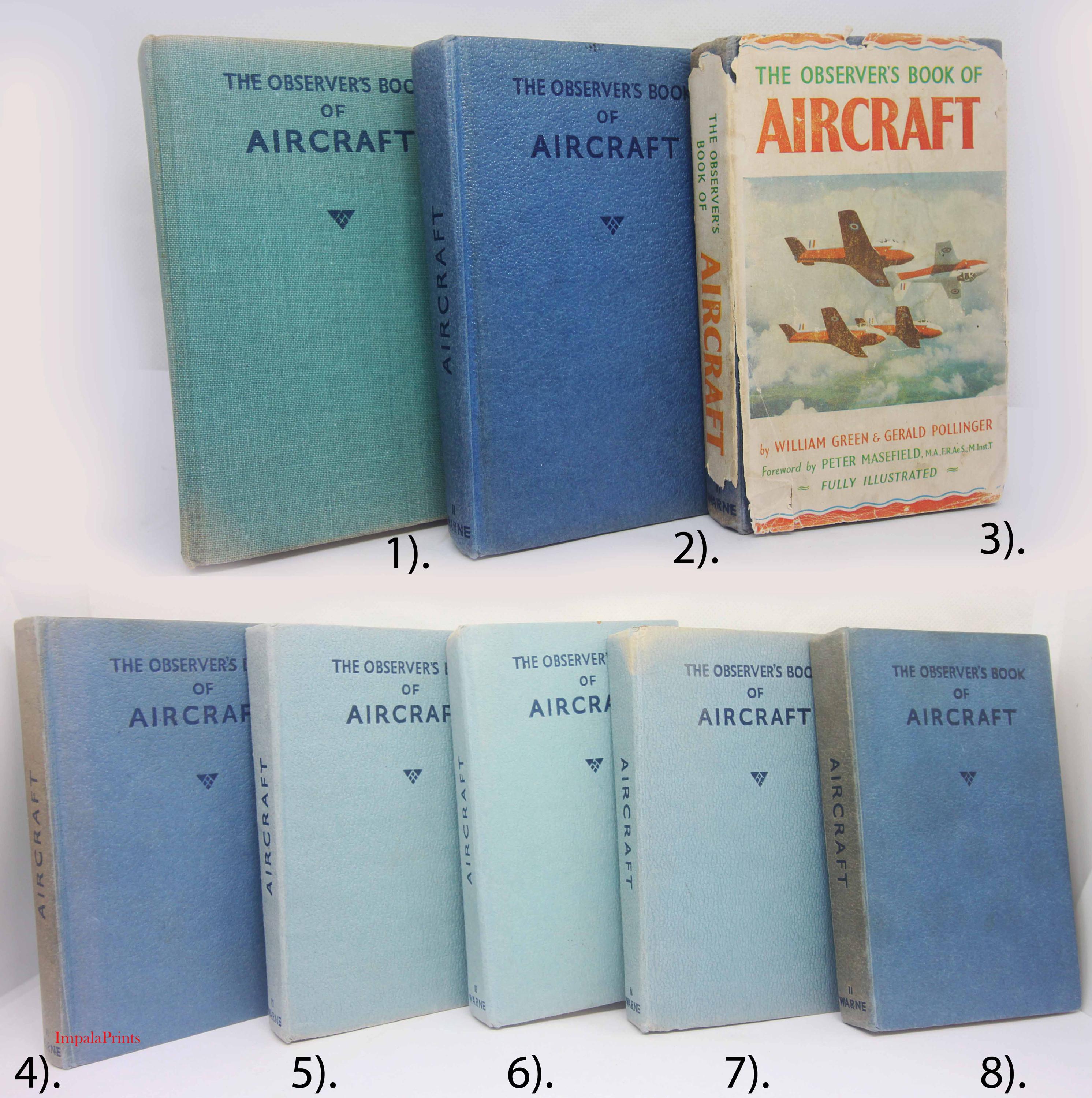 Vintage Aircraft Guides Aviation Books Gifts Book Spotter