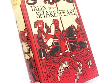 Shakespeare Book antique English book Literature Gift English tempest Romeo & Juliet and other plays