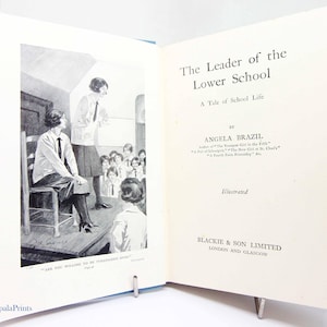 Antique Story book children&#39;s book 1930s Antique illustrated story book Antique School book picture book