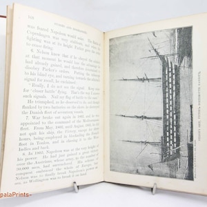Antique History Textbook 1603 - 1901 Illustrated School textbook picture book British picture book