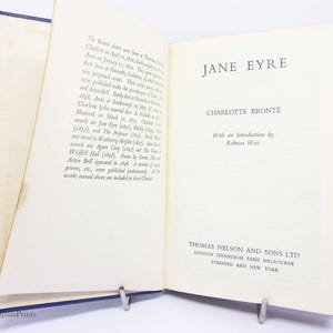 Jane Eyre de Charlotte Brontë Tapa dura Edición azul Libro clásico de Brontë Libro Literatura inglesa clásica