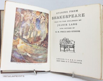 Tales from Shakespeare Illustrated book Literature Gift English tempest and other plays Picture book